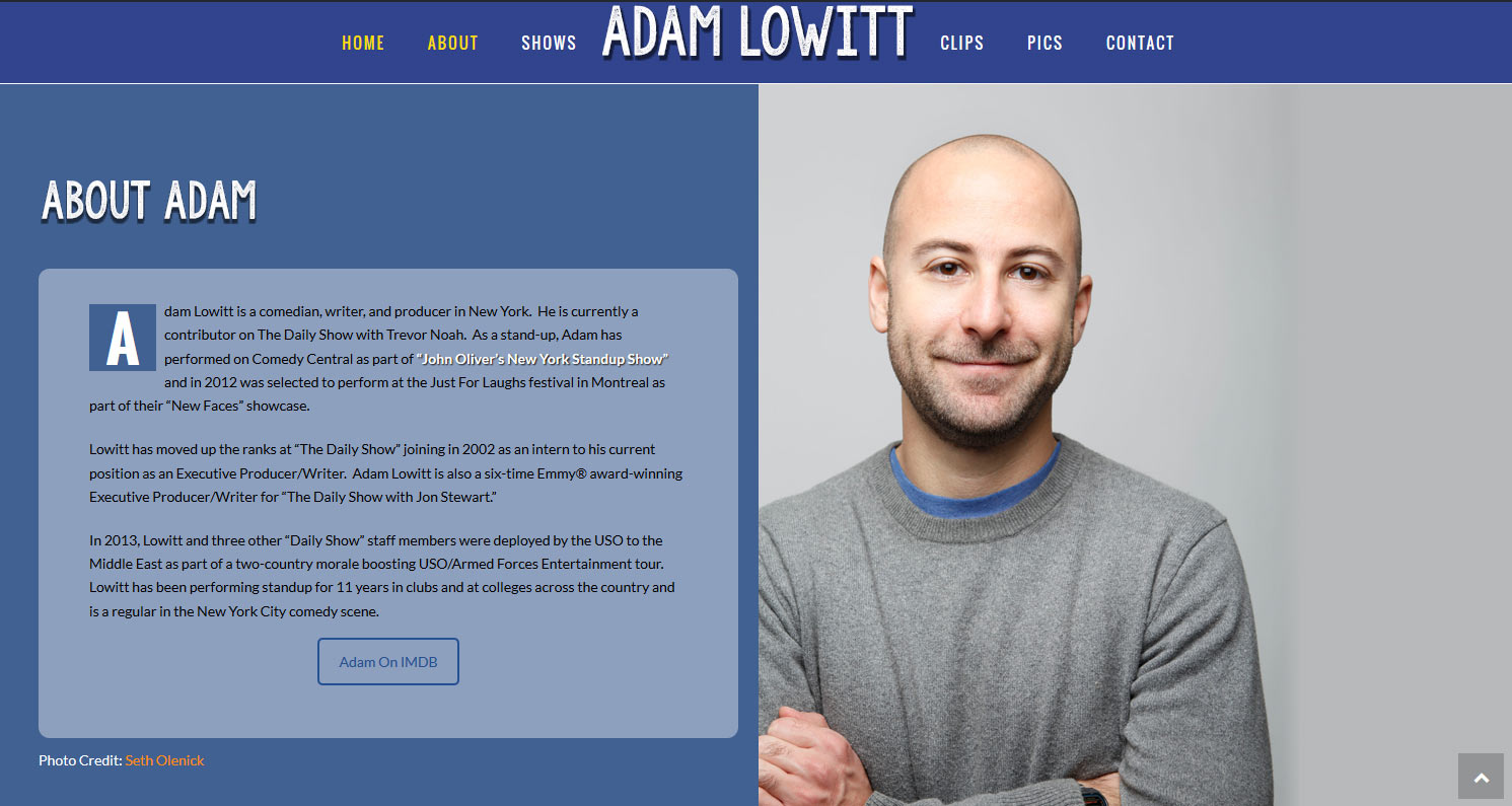 Adam Lowitt work