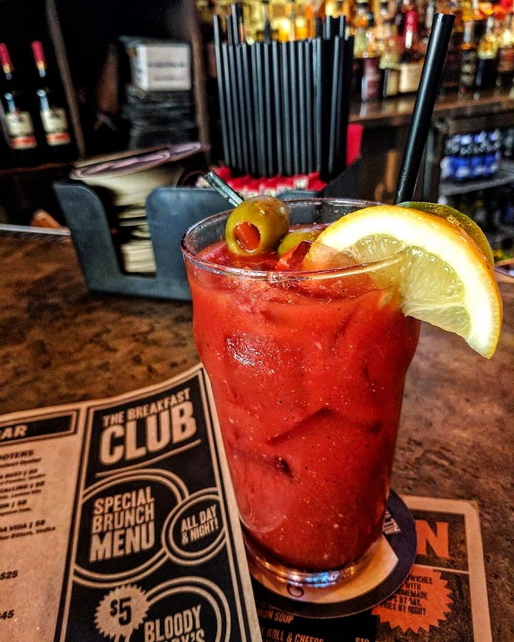 Bloody mary cocktail
