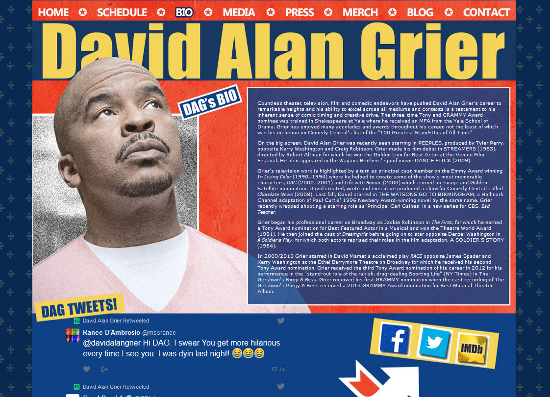 David Alan Grier work