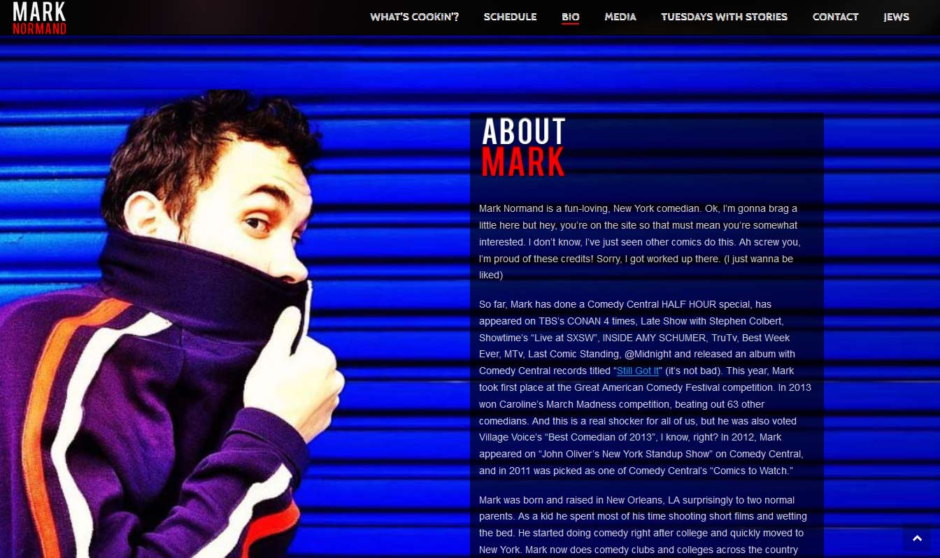 Mark Normand work
