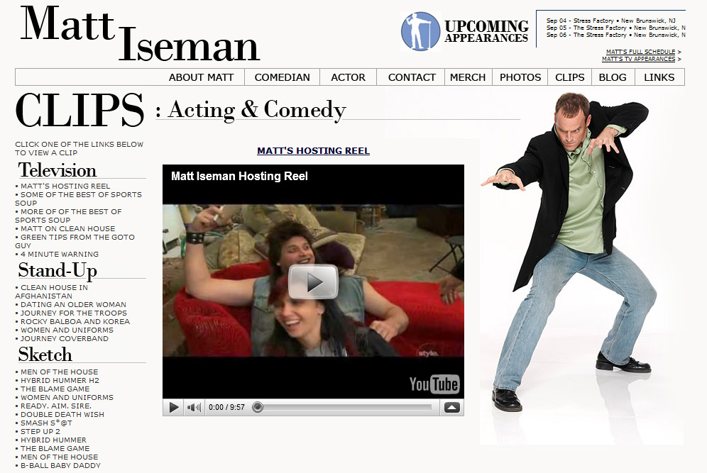 Matt Iseman work