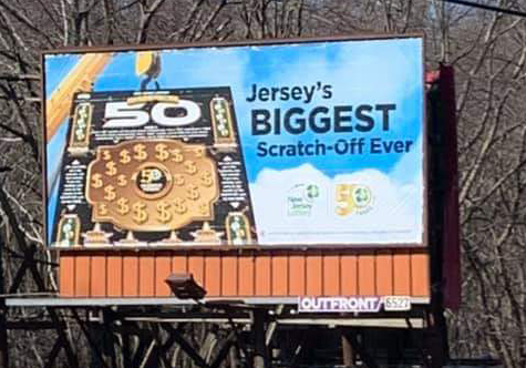 Super 50 billboard installed
