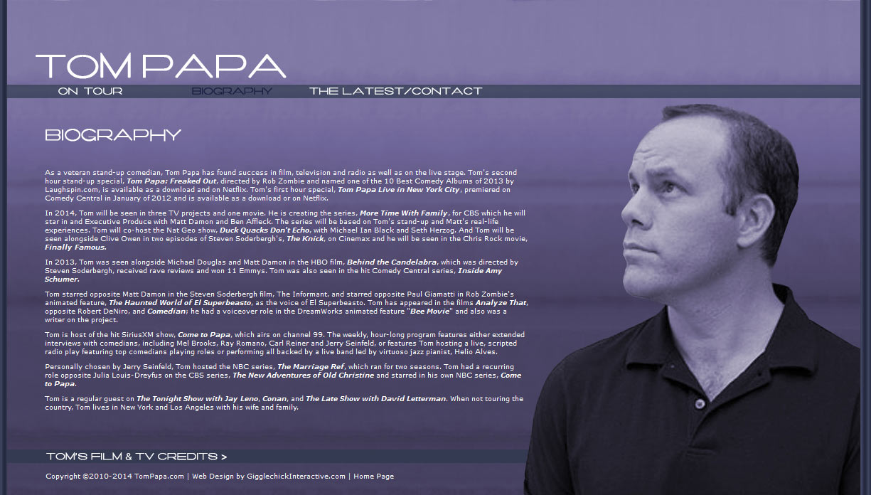 Tom Papa work
